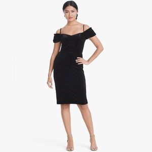 Nicole Miller New York Off-The-Shoulder Sheath Dress